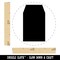 Gift Tag Shape Solid Self-Inking Rubber Stamp for Stamping Crafting Planners
